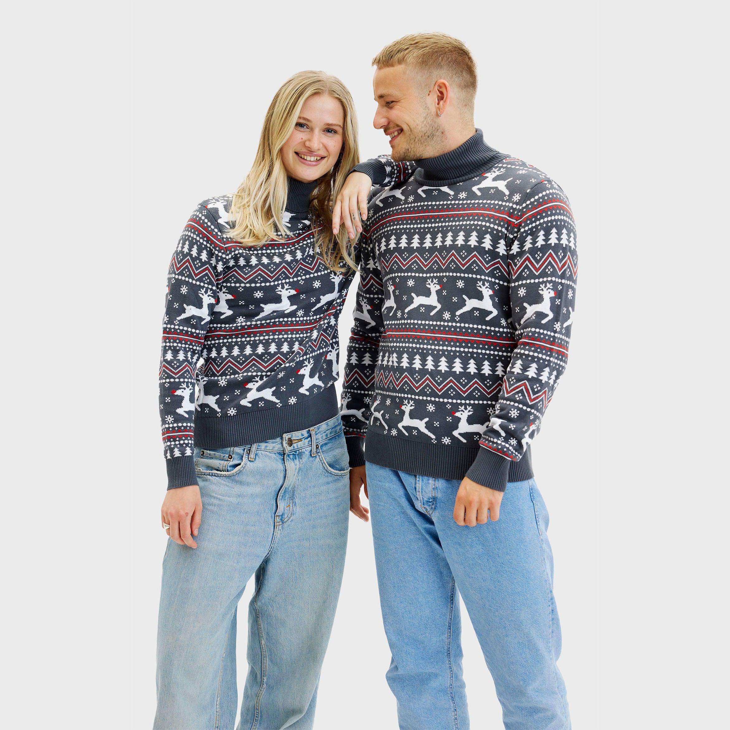 Le Pull De Noël Stylé Á Col Montant - Homme.